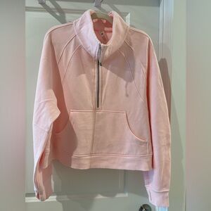XL/XXL Lululemon Strawberry Milkshake Scuba Oversized Funnel Neck Half-zip